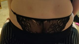 punk bitch disrobes, grinds, and teases wang