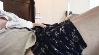 Jock Rating by SPH Camgirl. Sissy Pants and Chastity Cage Aid my Score!