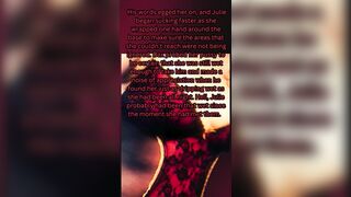 Excited chubby big beautiful woman housewife reads erotica