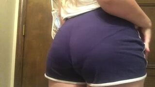 Giving my obese butt a wedgie