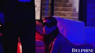 Delphine Films- Breathtaking April Olsen Gets Blind Folded and Spanked
