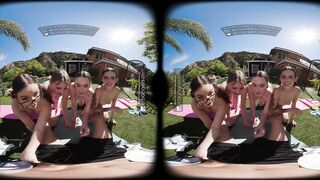 VR Bangers Super Hawt Sex With 4 Hot Schoolgirls VR Porn