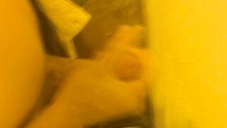 Jack off and cum in public biffy, nearly caught