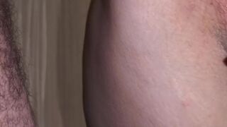 Anal coarse screw during the time that masturbating my snatch close up