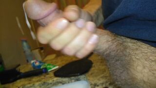 Jerking Off with Jizz flow three
