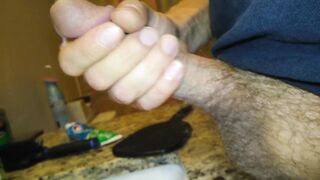 Jerking Off with Jizz flow three