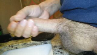 Jerking Off with Jizz flow three
