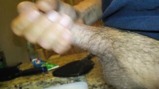 Jerking Off with Jizz flow three