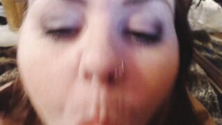 DAYTONA HALE! Close up sloppy BJ