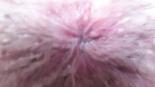 Extraordinary close up on my winking arsehole