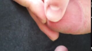 Virgin tries sounding with a 12mm urethral sound