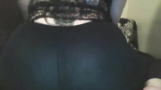 Yoga panties butt