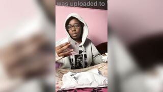 Black Web camera Angel Model Unboxing FRESH Sex Toy