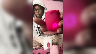 Black Web camera Angel Model Unboxing FRESH Sex Toy