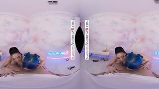 Glamorous chicks Gianna Grey and Jewelz Blu tag-team and share your ramrod