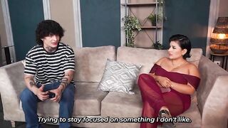 Breasty Stepmother Knows How to Educate Her Stepson to Be a More excellent Student