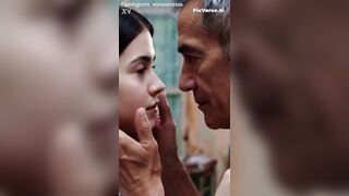 Old step dad giving a kiss step daughter compilations ( AI Generated)