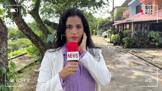 A Hot Reporter Gets a Hard Bang for Breaking the News!