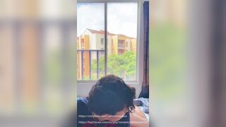 Shaved twink sucks his str8 weenie and screws his butt when his family is not at home