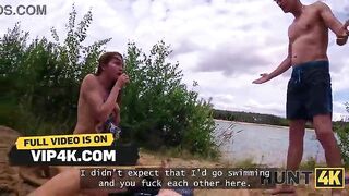 HUNT4K. Olivia Westsun Cheated on her Boyfriend at a Beach