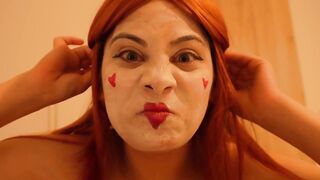 Clown Queen Punishes Her Massive Fan in His Fantasies