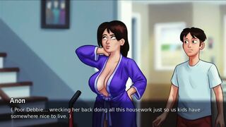 My Stepmom Debbie Took My Cum Inside - Summertime Saga