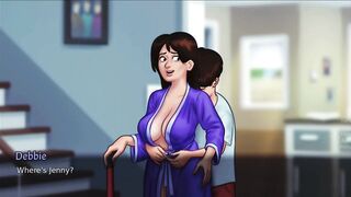 My Stepmom Debbie Took My Cum Inside - Summertime Saga