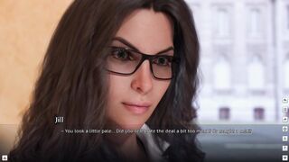 Boundaries of Morality - the Paris Business Travel - Part 4 - Teasing Her Bull with Movie Call Sex Right Next to Her Spouse
