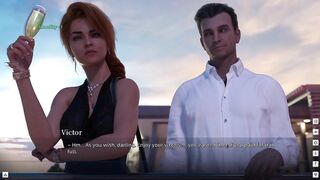 Boundaries of Morality - the Paris Business Voyage with Victor: Will Emma Cross the Line? - Part three: 1st Time with the Booty Plug
