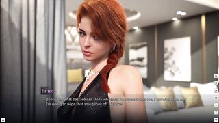 Boundaries of Morality - the Paris Business Voyage with Victor: Will Emma Cross the Line? - Part three: 1st Time with the Booty Plug
