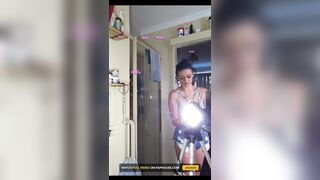 Grwm Rock Gal Dyeing My Hair Blue Dance Party & Washroom Enjoyment (pov)
