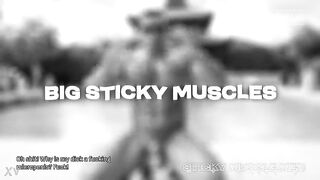 Sticky Muscle Males Day 63 Preview, AI-Generated Muscle Lads, Large Jocks, Large Cum Loads