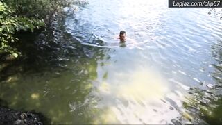 Solo Boy Berlin Lakes SFW FKK Naturist Swim - Lapjaz.com Ecosexual Ecoporn