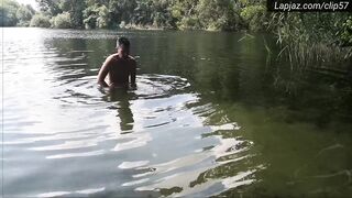 Solo Boy Berlin Lakes SFW FKK Naturist Swim - Lapjaz.com Ecosexual Ecoporn