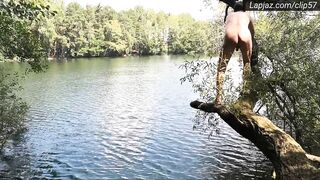 Solo Boy Berlin Lakes SFW FKK Naturist Swim - Lapjaz.com Ecosexual Ecoporn
