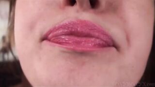 LIPSTICKED LIPS ARE GREAT AROUND YOUR KNOB