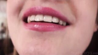 LIPSTICKED LIPS ARE GREAT AROUND YOUR KNOB
