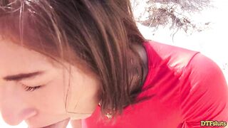 DTFsluts - James Deen bangs Abella's twat hard and unfathomable until this guy cums