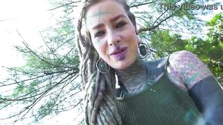 Public Solo Anal - Huge Gape, Prolapse, Squirt on Motor Scooter