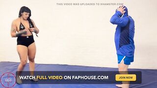 Gutsy Chap Gets Wrestled and Carried by Sexy Muscle Hottie