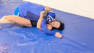 Gutsy Chap Gets Wrestled and Carried by Sexy Muscle Hottie