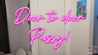 Door2door Hotwife Gets Enticed and Creampied by Pumped up Bull!