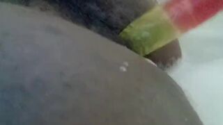 KatanaTheJedi Bathtub play time solo toy masturbation