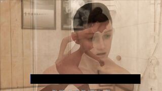 Stepmom Caught Stepson Nude In Shower Then That babe Helps Him Jerkoff