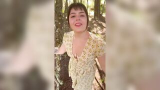 Bang me hard previous to some one watch us! Nice-looking Girlfriend Screws Me on our 1ST DATE in the Forest