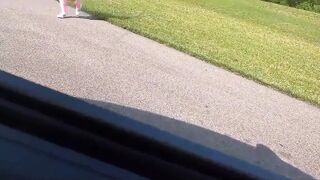 Old Chap Picks up Cheerleading Teen at the Park and Gets Head
