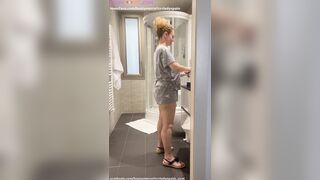 Merce Is Passionately Touching Herself in the Shower, Do U Wanna Watch It?