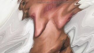 Shower Flex Dream: Kandy Flexes and Rips Her Reservoir Top