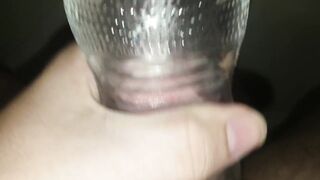 Watch-throughout Fleshlight and Cum