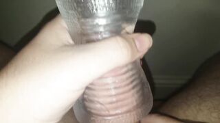 Watch-throughout Fleshlight and Cum